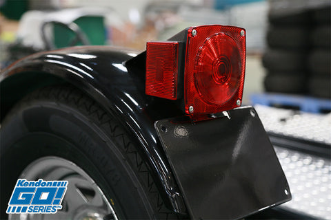 Go! Series Single Rail Ride-Up Folding Motorcycle Trailer