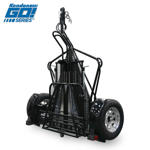 Go! Series Single Rail Ride-Up Folding Motorcycle Trailer